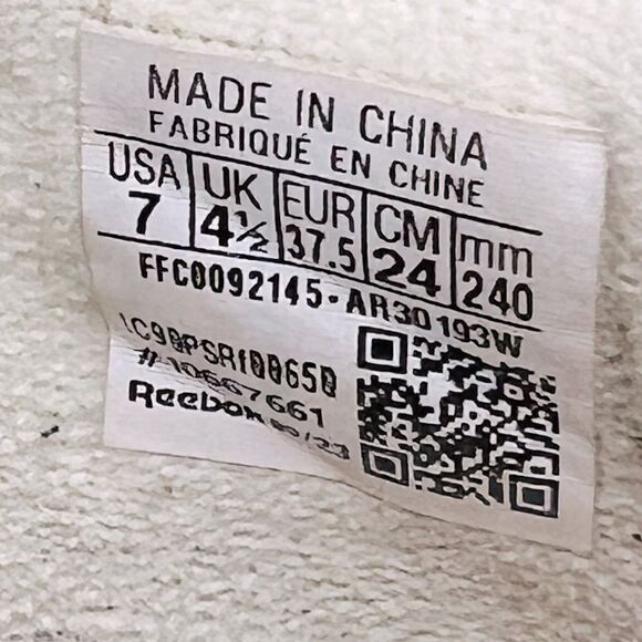 Reebok classic women’s shoes, size 7 - Picture 6 of 6